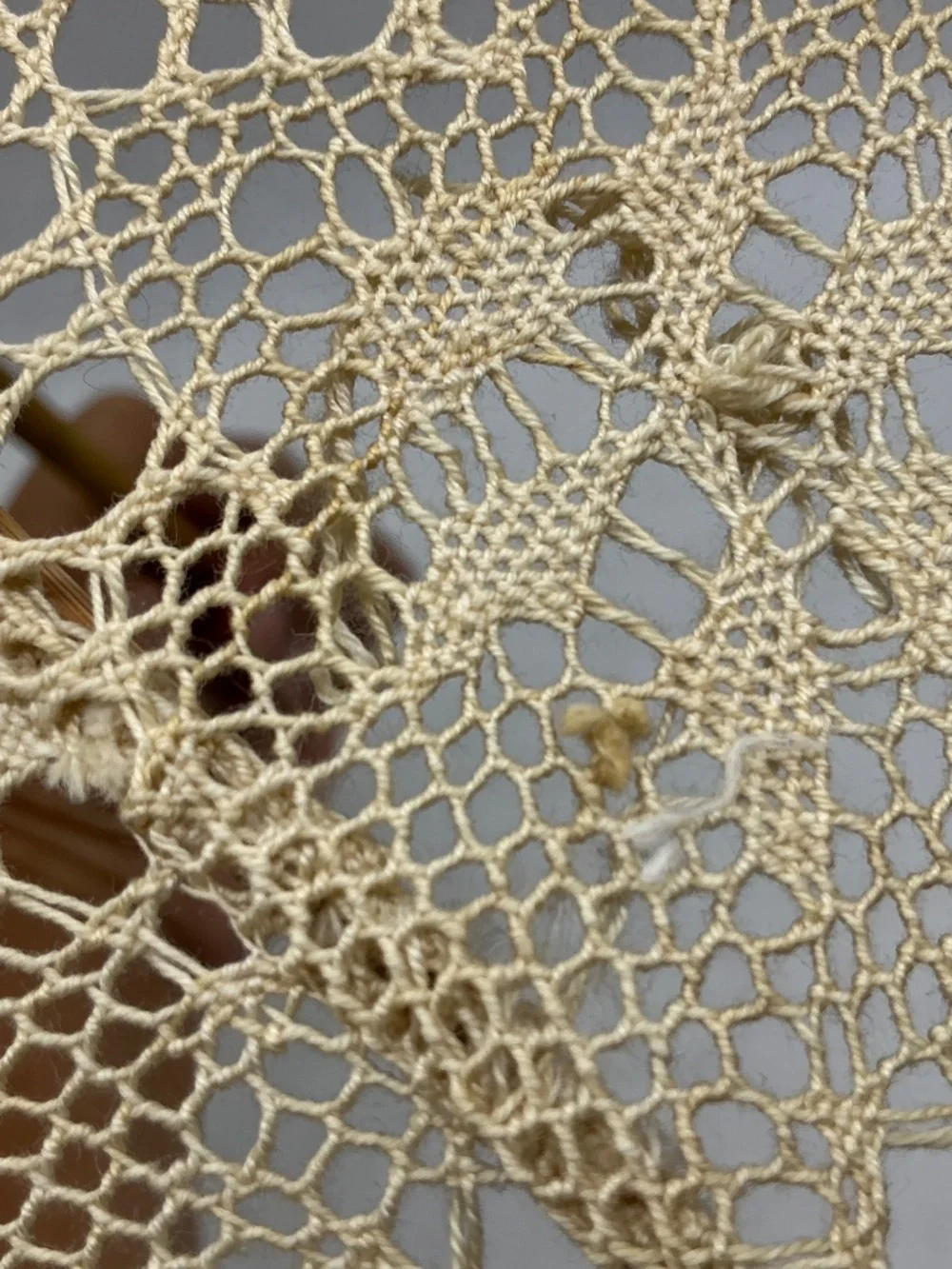 🔥 Vintage Crochet Parasol Decorative Miniature Umbrella